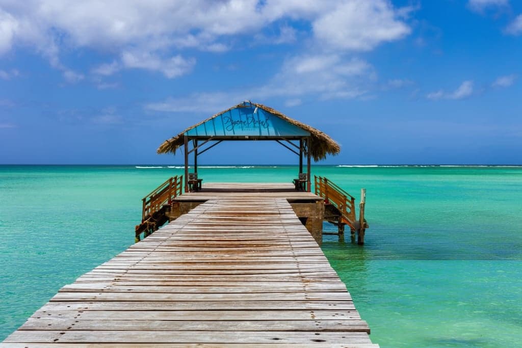 Pigeon Point jetty, Tobago